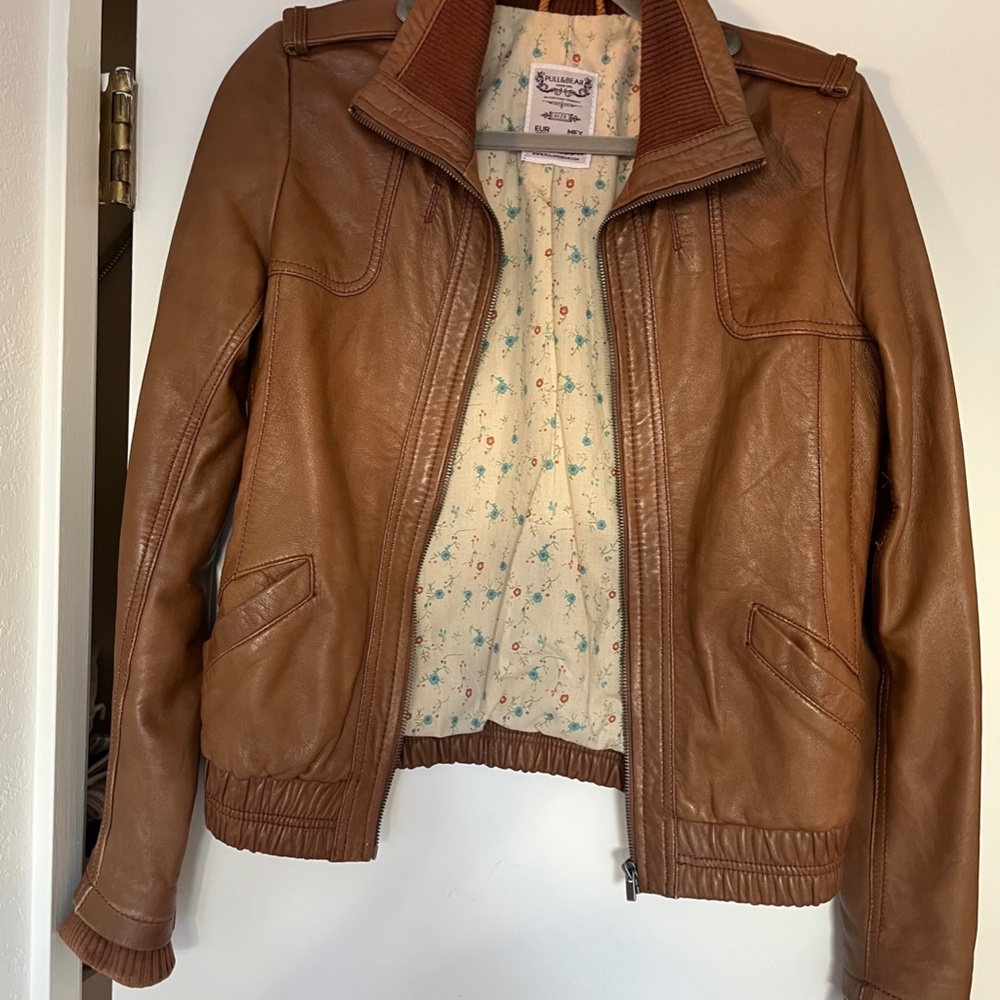 Pull&Bear Leather Jacket - Picture 2 of 6